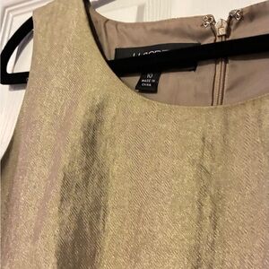 Kasper Gold Midi Dress